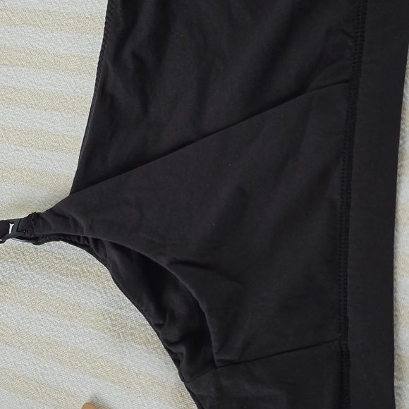 SKIMS Fits Everybody Maternity Nursing Scoop Bralette Size:Medium Onyx - Picture 5 of 7